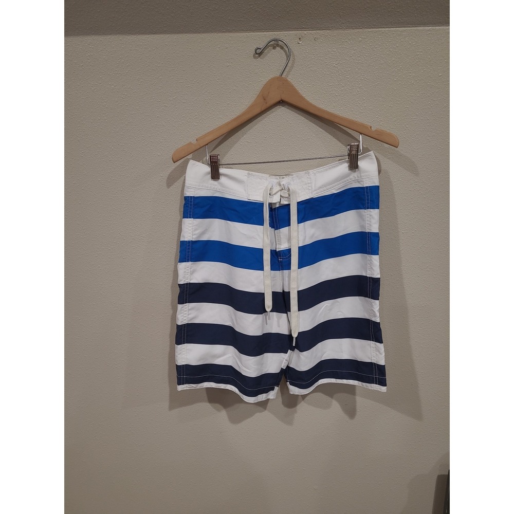 Abercrombie & Fitch striped Board Shorts Men SZ S athletic Swim sports‎ vacation
